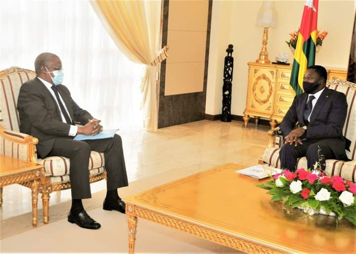 Sécurité sous-régionale : le Secrétaire Exécutif du G5 Sahel a échangé avec le Chef de l’Etat Togolais
